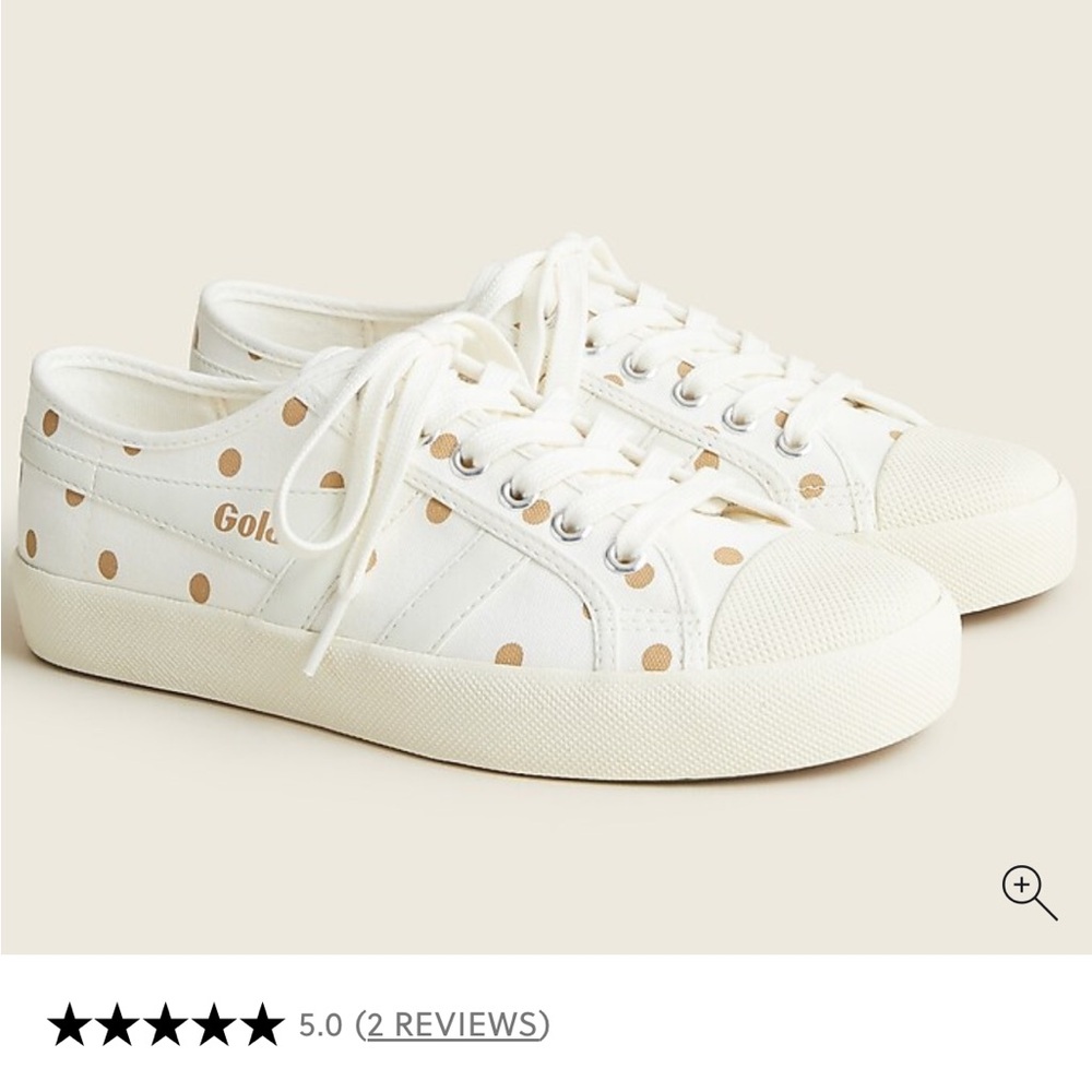 Gola® Coaster low-top sneakers in polka dot for J Crew NIB